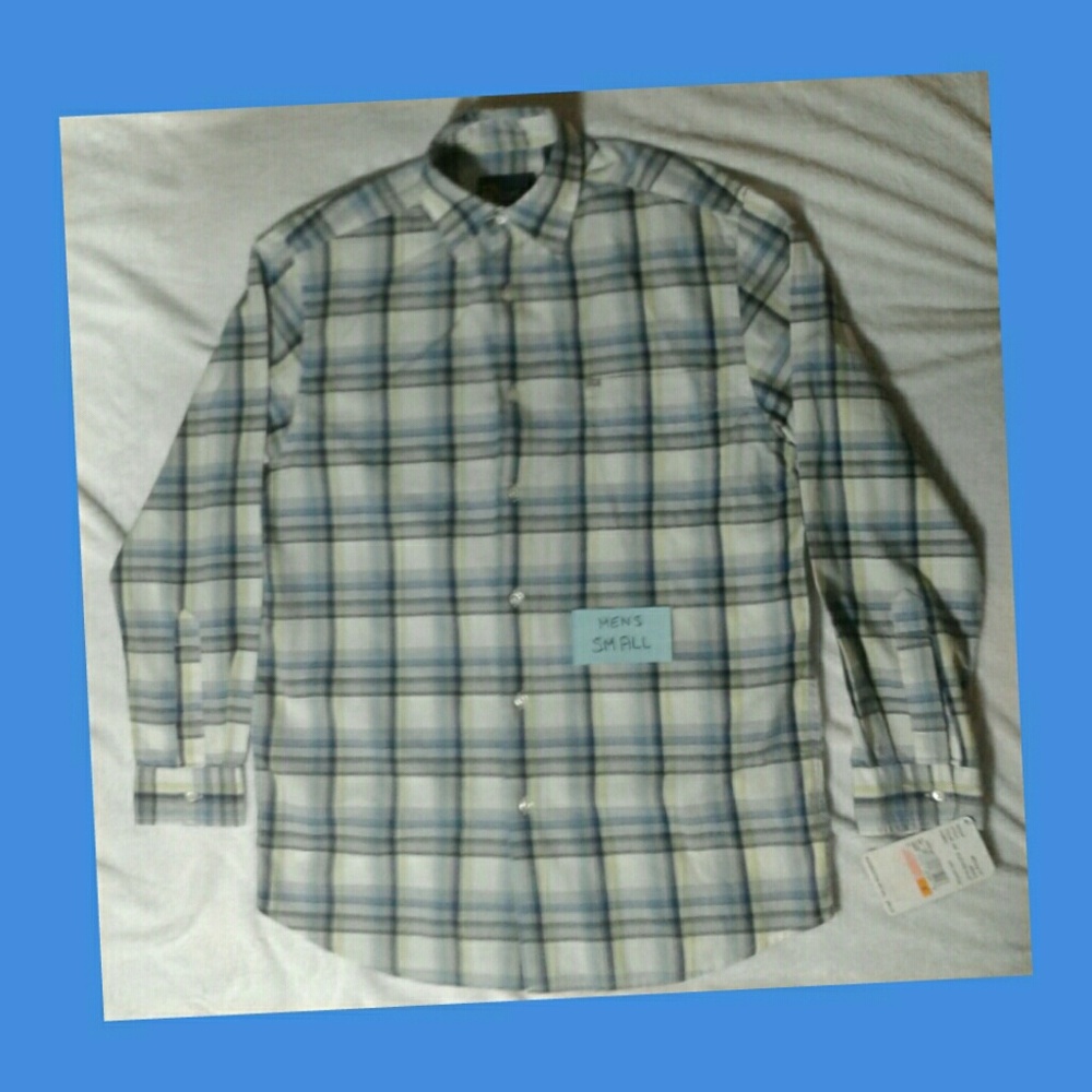 NAUTICA BRAND NEW MENS SMALL DRESS SHIRT